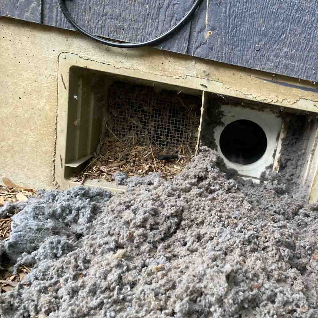 clogged dryer vent